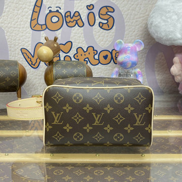 商品名称：ルイヴィトン LOUISVUITTON 057-M83112 2024年最新入荷 ロッカー ドップ キット 手持ちかばん 洗面具収納 ポーチ 旅行かばん トラベルバッグ