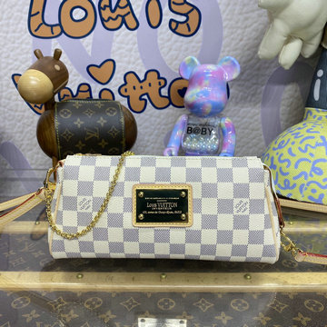 ルイヴィトン 057-N55214　2018年最新入荷 ダミエアズール チェーン付き ポーチ 手持ちかばん