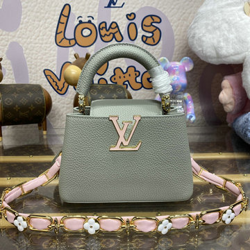 商品名称：ルイヴィトン LOUISVUITTON 057-M23280M 2024年最新入荷 カプシーヌ MINI トップハンドルバッグ トートバッグ 2way ショルダーバッグ クロスボディ