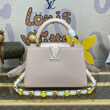 商品名称：ルイヴィトン LOUISVUITTON 057-M23363Z 2024年最新入荷 カプシーヌ PM トップハンドルバッグ トートバッグ 2way ショルダーバッグ クロスボディ