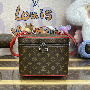 ルイヴィトン LOUISVUITTON 057-M42265R 2024年最新入荷 ニース BB ハンドバッグ バニティ 化粧箱 ショルダーバッグ モノグラムキャンパス