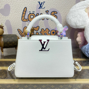 商品名称：ルイヴィトン LOUISVUITTON 057-M48865B 2024年最新入荷 カプシーヌ MINI トップハンドルバッグ トートバッグ 2way ショルダーバッグ クロスボディ