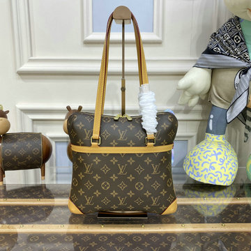 ルイヴィトン LOUISVUITTON 057-M51141 2024年最新入荷 新作 スクエアバッグ 肩掛け ショルダーバッグ クロスボディバッグ モノグラムキャンパス
