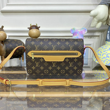 商品名称：ルイヴィトン LOUISVUITTON 057-M51207 2024年最新入荷 新作 スクエアバッグ メッセンジャーバッグ 斜め掛け ショルダーバッグ クロスボディバッグ