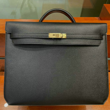 エルメス HERMES 063-HKDE36SZJBK 2024最新入荷 ケリー サック ア デペッシュ 38 ブリーフケース トートバッグ ハンドバッグ 2way ショルダーバッグ