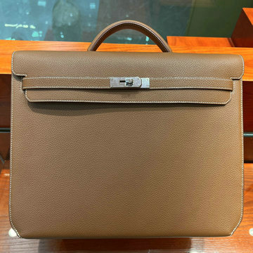 エルメス HERMES 063-HKDE36TGYJZ 2024最新入荷 ケリー サック ア デペッシュ 38 ブリーフケース トートバッグ ハンドバッグ 2way ショルダーバッグ