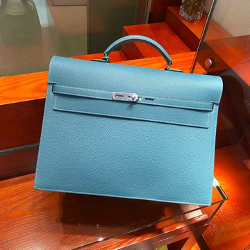 エルメス HERMES 063-HKL38LYNL 2024最新入荷 ケリー サック ア デペッシュ 38 ブリーフケース トートバッグ ハンドバッグ 2way ショルダーバッグ