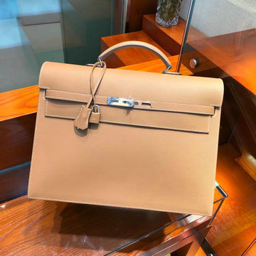 エルメス HERMES 063-HKL38SZYJZ  2024最新入荷 ケリー サック ア デペッシュ 38 ブリーフケース トートバッグ ハンドバッグ 2way ショルダーバッグ