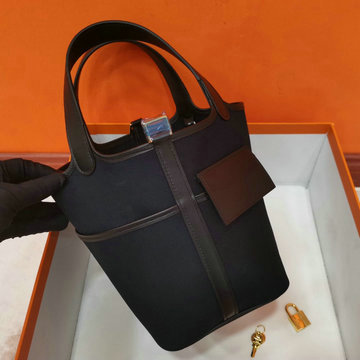 エルメス HERMES 063-HPT18ZQSK  2024年新色入荷 ピコタン ミニ バケットバッグ トートバッグ ハンドバッグ ショッピングバッグ レディースかばん