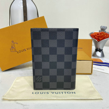 ルイヴィトンLOUIS VUITTON 057-N64411　2018年最新入荷 クーヴェルテュール パスポール NM パスポートケース ダミエキャンパス 黒