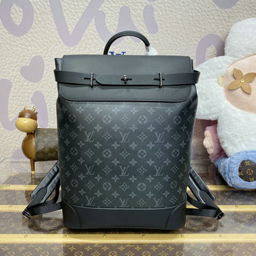 ルイヴィトン LOUISVUITTON  057-M44052 2019年最新入荷 スティーマー バックパック モノグラム エクリプス キャンバス リュックサック リュック