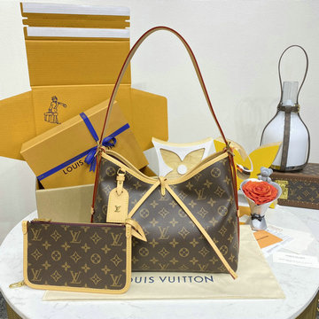 商品名称：ルイヴィトン LOUISVUITTON 057-M46203　2022年最新入荷 キャリーオール NM MM ショルダーバッグ レディースかばん モノグラムキャンパス