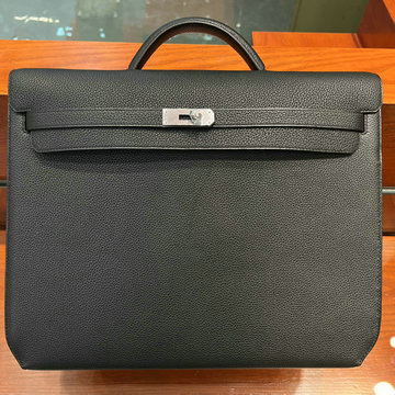 エルメス HERMES 063-HKDE36TGYBK 2024最新入荷 ケリー サック ア デペッシュ 38 ブリーフケース トートバッグ ハンドバッグ 2way ショルダーバッグ