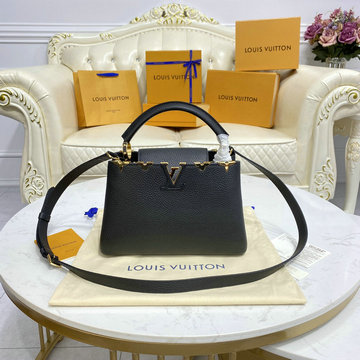 ルイヴィトン LOUISVUITTON 057-M55235 2024年最新入荷 カプシーヌ MINI トップハンドルバッグ トートバッグ 2way ショルダーバッグ
