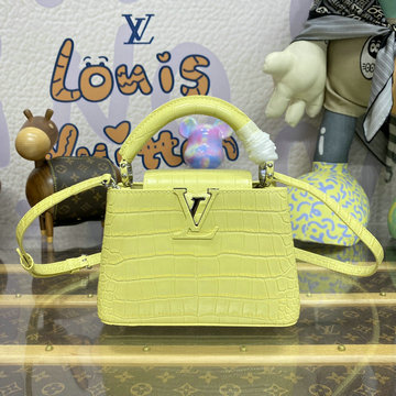 商品名称：ルイヴィトン LOUISVUITTON 057-N93372N 2024年最新入荷 カプシーヌ mini トップハンドルバッグ トートバッグ 2way ショルダーバッグ クロスボディ