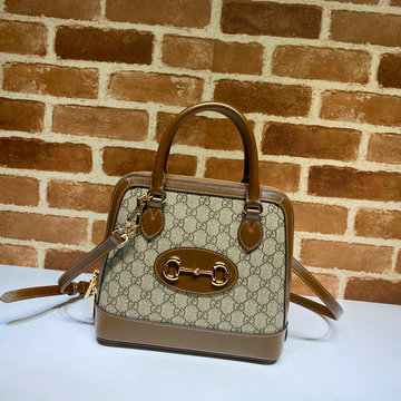グッチ GUCCI  057-GG621220X 2024年最新入荷 1955 ホースビット スモール トップハンドルバッグ トートバッグ 2way ショルダーバッグ カーフレザー
