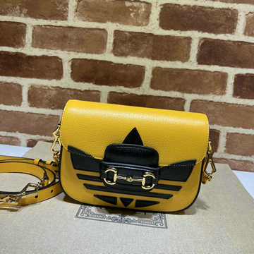 商品名称：グッチ GUCCI 057-GG658574PYL  2024年最新入荷 ホースビット 1955 ミニバッグ 斜め掛け ショルダーバッグ フラップバッグ クロスボディバッグ