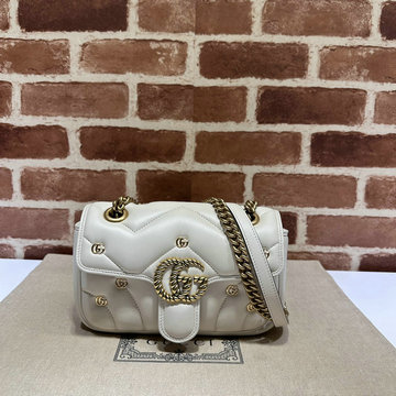 商品名称：グッチ GUCCI 057-GG446744PBS 2024年最新入荷 GGマーモント 斜め掛け ョルダーバッグ フラップバッグ クロスボディバッグ