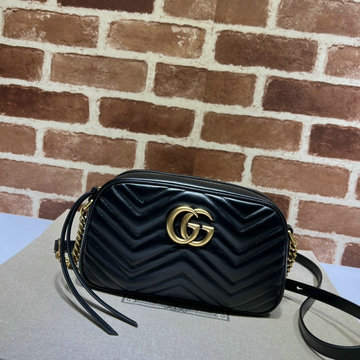 グッチ GUCCI 057-GG447632JK 2024年最新入荷 GGマーモント スモールバッグ 斜め掛け ショルダーバッグ クロスボディバッグ レディースかばん カーフレザー