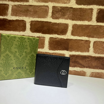 商品名称：グッチ GUCCI 057-GG734997PBK 2024年最新入荷 二つ折り短財布 ショートウォレット カード入れ 札入れ