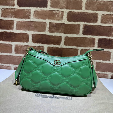 グッチ GUCCI 057-GG735049PGL 2024年最新入荷 GGマトラッセ レザー ハンドバッグ チェーンポーチ 斜め掛け ショルダーバッグ クロスボディバッグ