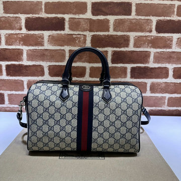 グッチ GUCCI 057-GG772065BLK  2024年最新入荷 オフィディア GG ミニ トップハンドルバッグ トートバッグ ハンドバッグ 2way ショルダーバッグ