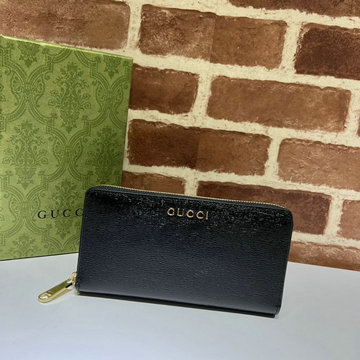 グッチ GUCCI 057-GG772642PBK 2024年最新入荷 GUCCI スクリプト ジップアラウンドウォレット ファスナー長財布 ロングウォレット カード入れ