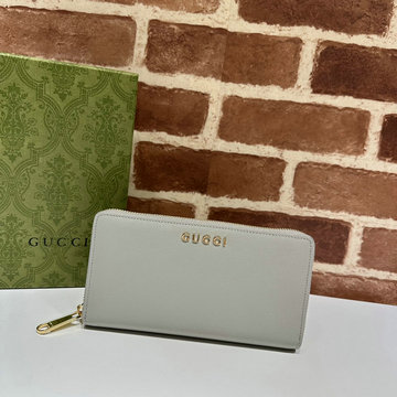 グッチ GUCCI 057-GG772642PQH  2024年最新入荷 GUCCI スクリプト ジップアラウンドウォレット ファスナー長財布 ロングウォレット カード入れ