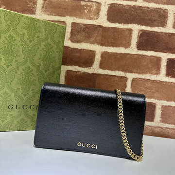 グッチ GUCCI 057-GG772643PBK  2024年最新入荷 チェーンウォレット 斜め掛け ショルダーバッグ クロスボディバッグ