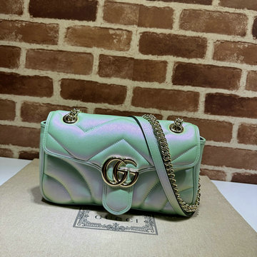 商品名称：グッチ GUCCI 057-GG443497HCG 2024年最新入荷 GGマーモント 斜め掛け ョルダーバッグ フラップバッグ クロスボディバッグ