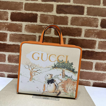 グッチ GUCCI 057-GG605614TBC 2024年最新入荷 ピーターラビットxGUCCI トップハンドルバッグ トートバッグ ハンドバッグ レディースかばん