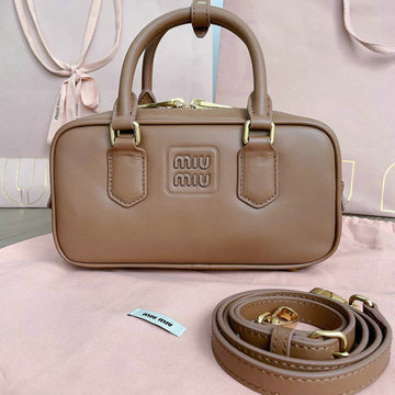 ミュウミュウ MIUMIU GH-MM5BB142PKF 2024年最新入荷 アルカディ トップハンドルバッグ トートバッグ ハンドバッグ 2way 斜め掛け ショルダーバッグ