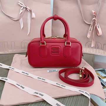 ミュウミュウ MIUMIU GH-MM5BB142PRD 2024年最新入荷 アルカディ トップハンドルバッグ トートバッグ ハンドバッグ 2way 斜め掛け ショルダーバッグ