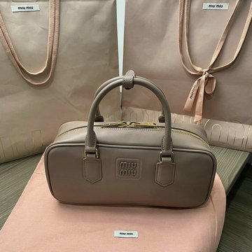 ミュウミュウ MIUMIU GH-MM5BB148PLF  2024年最新入荷 アルカディ トップハンドルバッグ トートバッグ ハンドバッグ 2way 斜め掛け ショルダーバッグ