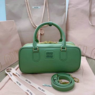 ミュウミュウ MIUMIU GH-MM5BB148PQG 2024年最新入荷 アルカディ トップハンドルバッグ トートバッグ ハンドバッグ 2way 斜め掛け ショルダーバッグ