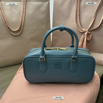 ミュウミュウ MIUMIU GH-MM5BB148PZL 2024年最新入荷 アルカディ トップハンドルバッグ トートバッグ ハンドバッグ 2way 斜め掛け ショルダーバッグ