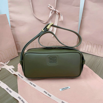 ミュウミュウ MIUMIU GH-MM5BC158PSG  2024年最新入荷 斜め掛け ショルダーバッグ クロスボディバッグ レディースかばん