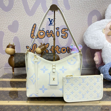 ルイヴィトン LOUISVUITTON 057-M46288L 2024年最新入荷 キャリーオール ジップ NM PM ホーボーバッグ ハンドバッグ ポーチ付き トートバッグ