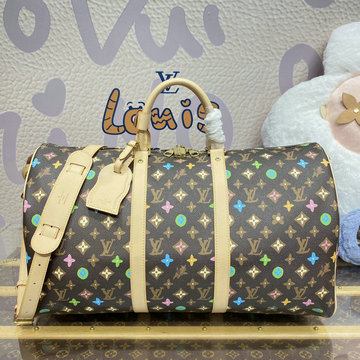 ルイヴィトン LOUISVUITTON 057-M24901 2024年最新入荷 キーポル バンドリエール 50 トートバッグ 旅行かばん トラベルバッグボストンバッグ