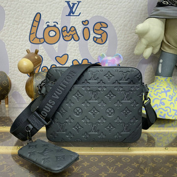 ルイヴィトン LOUISVUITTON 057-M46602 2024年最新入荷 トリオ メッセンジャーバッグ 斜め掛け ショルダーバッグ クロスボディバッグ メンズかばん