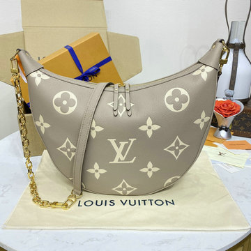 商品名称：ルイヴィトン LOUISVUITTON 057-M46738 2024年最新入荷 ループ ホーボーバッグ 斜め掛け ショルダーバッグ クロスボディバッグ レディースかばん
