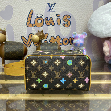 商品名称：ルイヴィトン LOUISVUITTON 057-M47069  2024年最新入荷 ロッカー ドップ キット 手持ちかばん 洗面具収納 ポーチ 旅行かばん トラベルバッグ