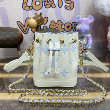 商品名称：ルイヴィトン LOUISVUITTON 057-M82933L 2024年最新入荷 ナノ ノエ バケットバッグ ショルダーバッグ トートバッグ ドローストリングバッグ