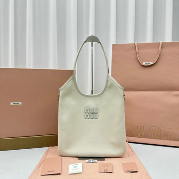 商品名称：ミュウミュウ MIUMIU GH-MM5BG231PBS 2024年最新入荷 ホーボーバッグ トートバッグ ハンドバッグ 肩掛け ショルダーバッグ レディースかばん