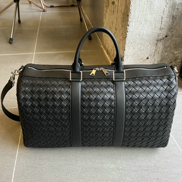 ボッテガヴェネタ BOTTEGAVENETA aj-BOV650061QBK 2024年最新入荷 ラージ イントレチャート ダッフルバッグ トートバッグ トラベルバッグ 旅行かばん