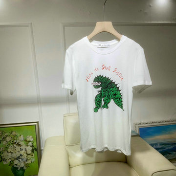 商品名称：クリスチャンディオール CHRISTIAN DIOR XG-TDCD24001 2024年春夏最新入荷 ドラゴン Tシャツ 半袖 ショートスリーブ スウェットシャツ 短袖