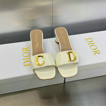 クリスチャンディオール CHRISTIAN DIOR 26-CDJ24004GQB 2024年最新入荷 C est Dior ヒールスライド ミドルヒール サンダル ミュール レディース