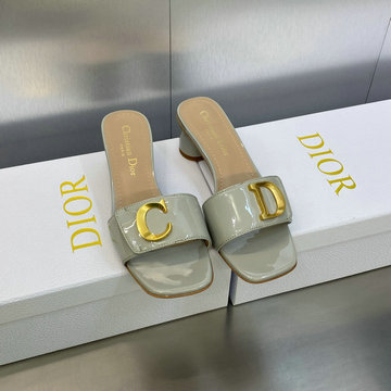 クリスチャンディオール CHRISTIAN DIOR 26-CDJ24004GQH 2024年最新入荷 C est Dior ヒールスライド ミドルヒール サンダル ミュール レディース スリッパ