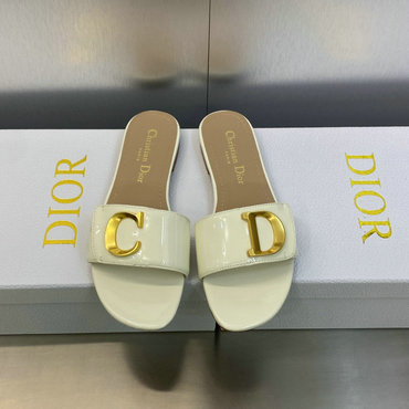 クリスチャンディオール CHRISTIAN DIOR 26-CDJ24004PQB 2024年最新入荷 C est Dior スライド フラットミュール サンダル レディース スリッパ