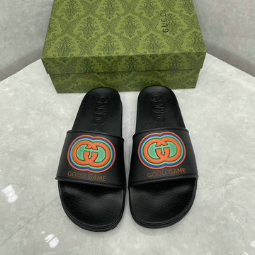 商品名称：グッチ GUCCI  26-GGJ24006 2024年最新入荷 インターロッキングG付き スライド サンダル スリッパ ミュール 男女兼用